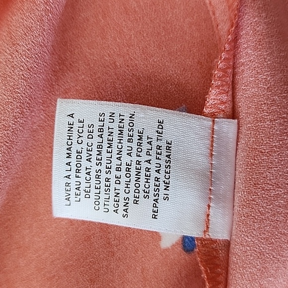 ⭐️3/ $30⭐️ Halogen Sleeveless Lightweight Top Blouse Tiny Floral Print Size S - Picture 8 of 14